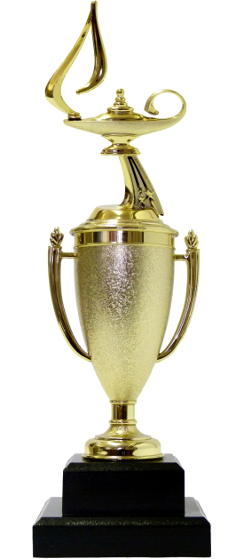 Lamp Of Knowledge Lamp All Star Trophy 350mm