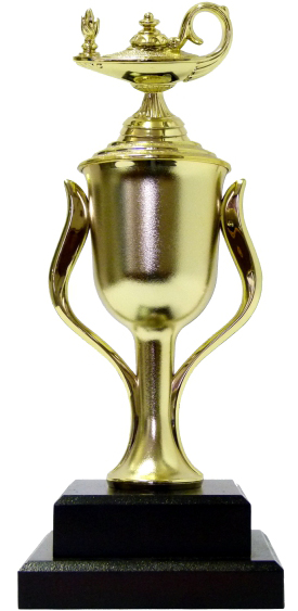 Lamp Of Knowledge Lamp Trophy 315mm