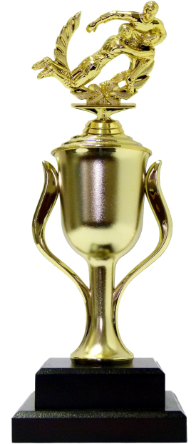 Rugby Tackle Trophy 350mm