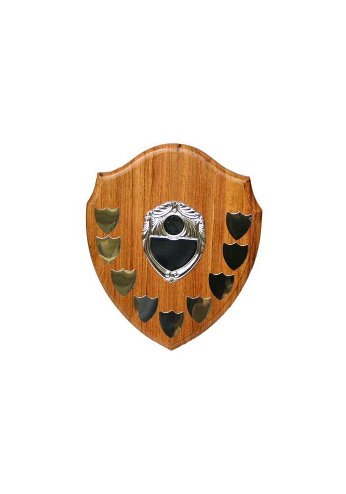 Wooden Shield With Trimming 255mm