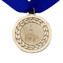 MED10002 Silver Medal 38mm, 25mm Recess