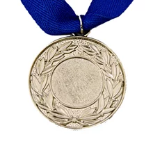 MED9002 Silver Medal 38mm, 25mm Recess
