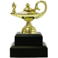 Lamp Of Knowledge Lamp Trophy 115mm