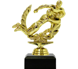 Rugby Tackle Trophy 130mm
