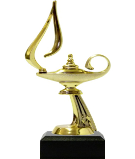 Lamp Of Knowledge Lamp All Star Trophy 170mm