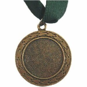 Bronze Plain Medal 35mm budget recess, 25mm Recess