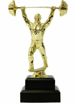 Weight Lifter Male Trophy 200mm
