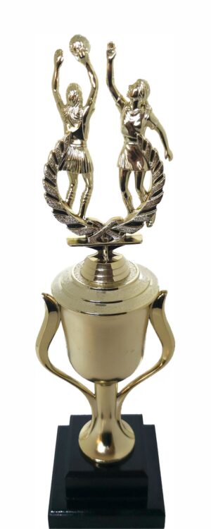 Netball Double Action Trophy 395mm