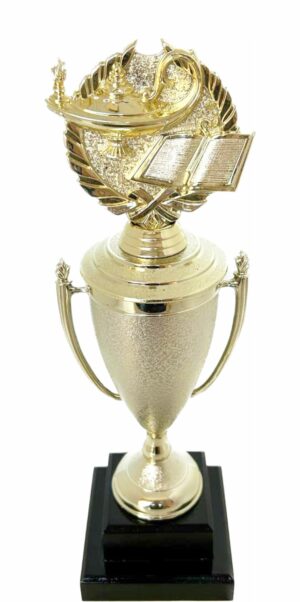 Lamp Of Knowledge Lamp Wreath Trophy 340mm