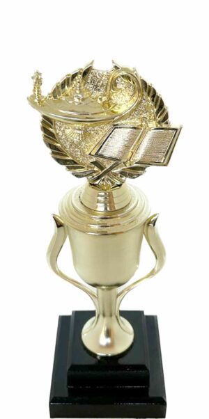 Lamp Of Knowledge Lamp Wreath Trophy 300mm