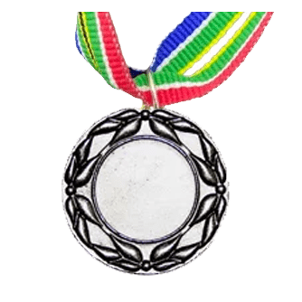 MED5 | Silver Medals 38mm X 25mm Recess
