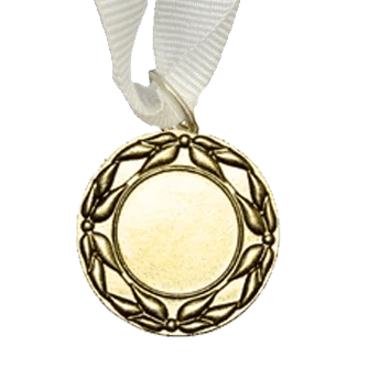 MED5 | Gold Medals 38mm X 25mm Recess