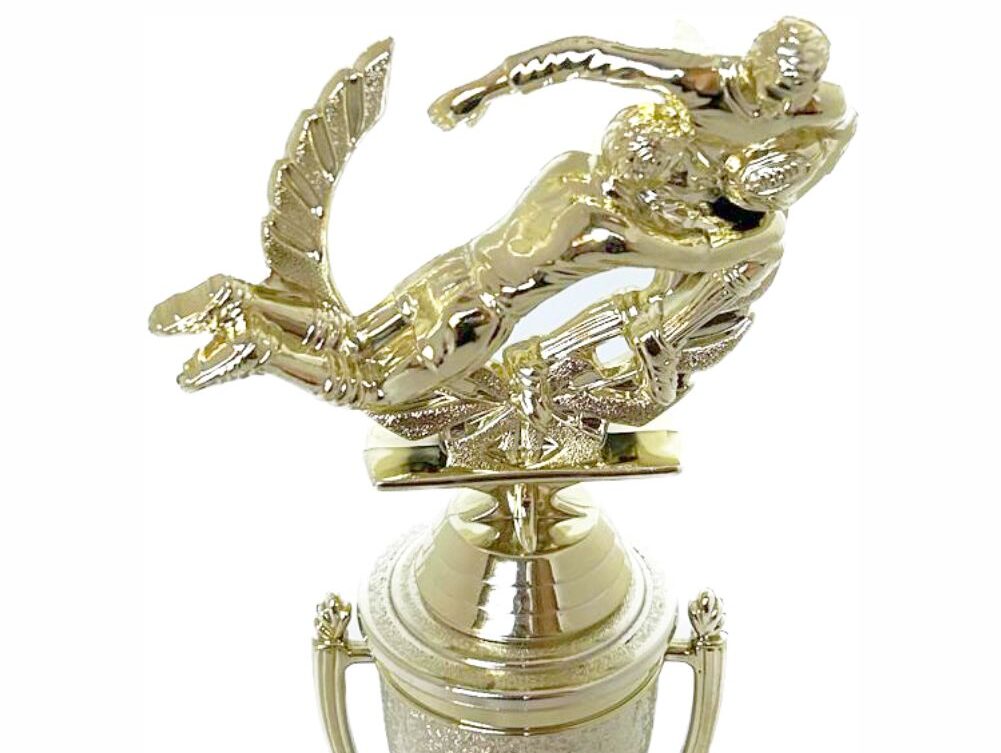 Rugby Tackle Trophy 250mm