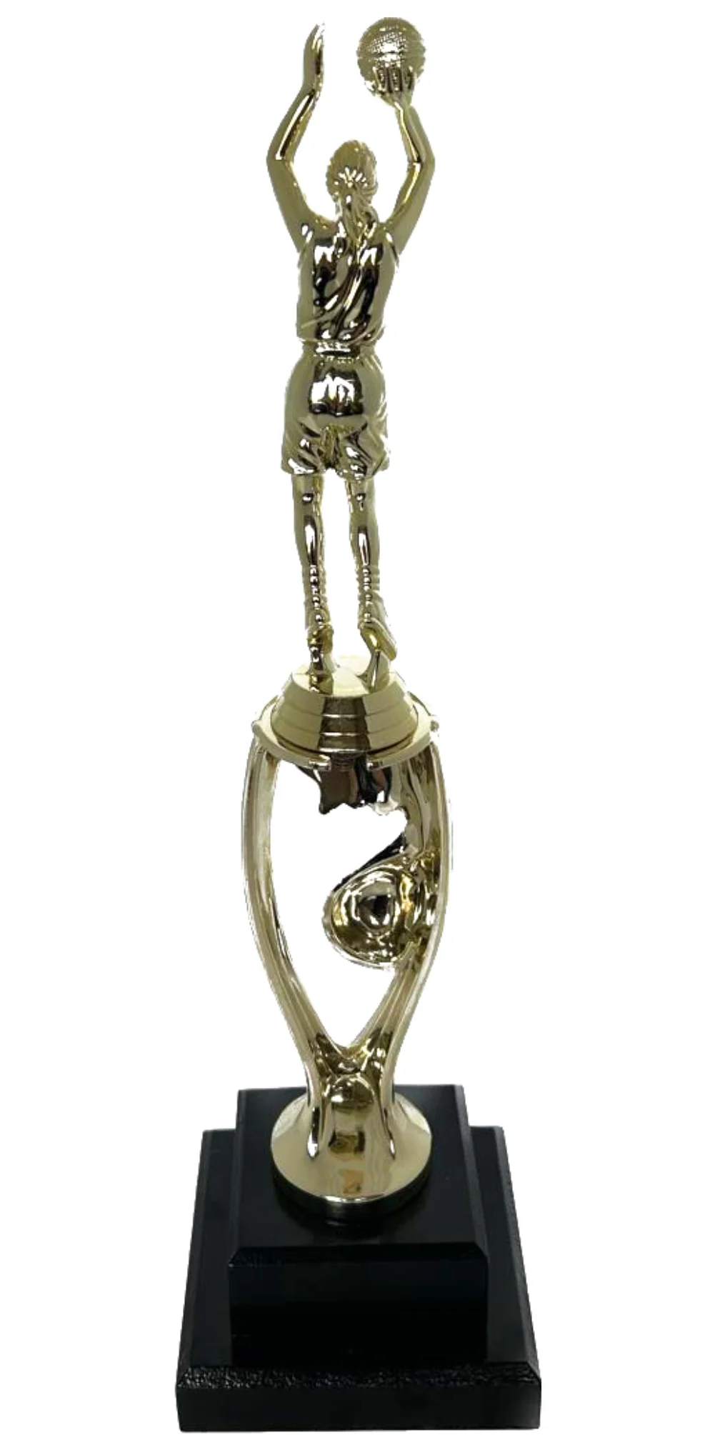 NETBALL PUSHSHOT RISER TROPHY 380mm