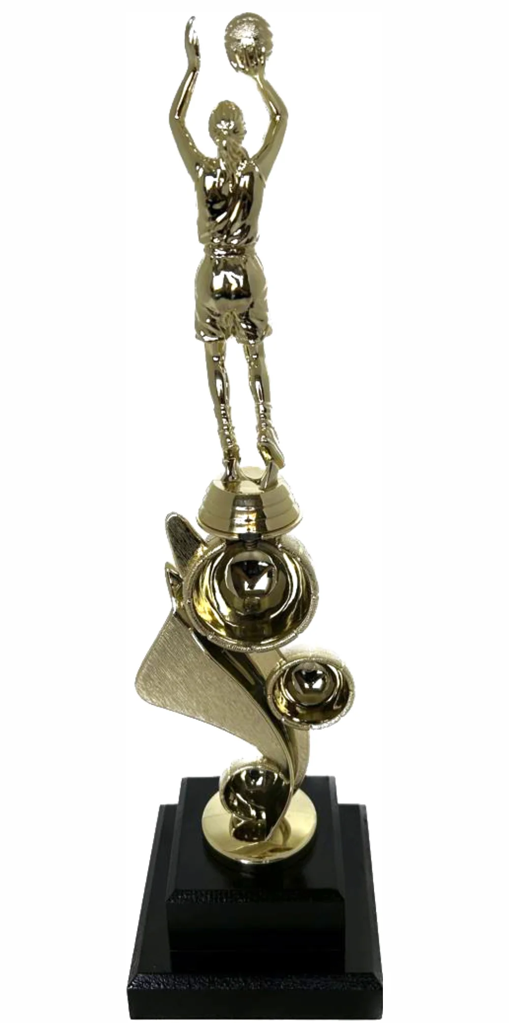 NETBALL PUSHSHOT RISER TROPHY 380mm