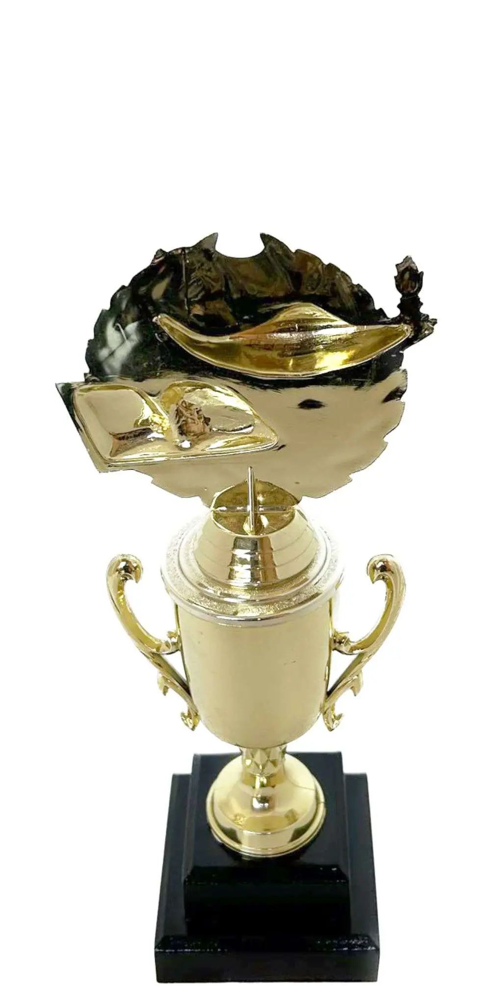 Lamp Of Knowledge Lamp Wreath Trophy 265mm