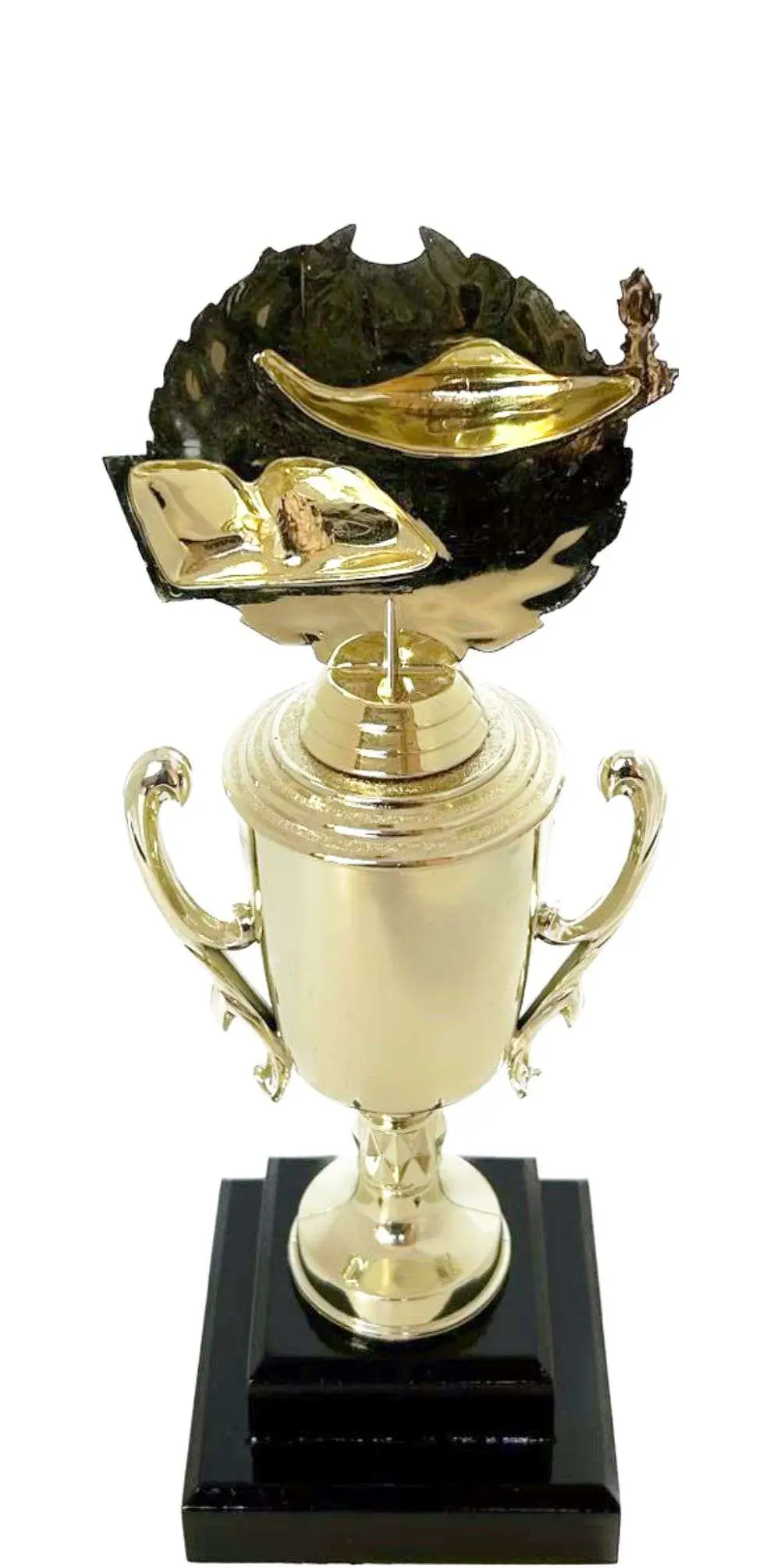 Lamp Of Knowledge Lamp Wreath Trophy 300mm