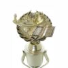 Lamp Of Knowledge Lamp Wreath Trophy 240mm