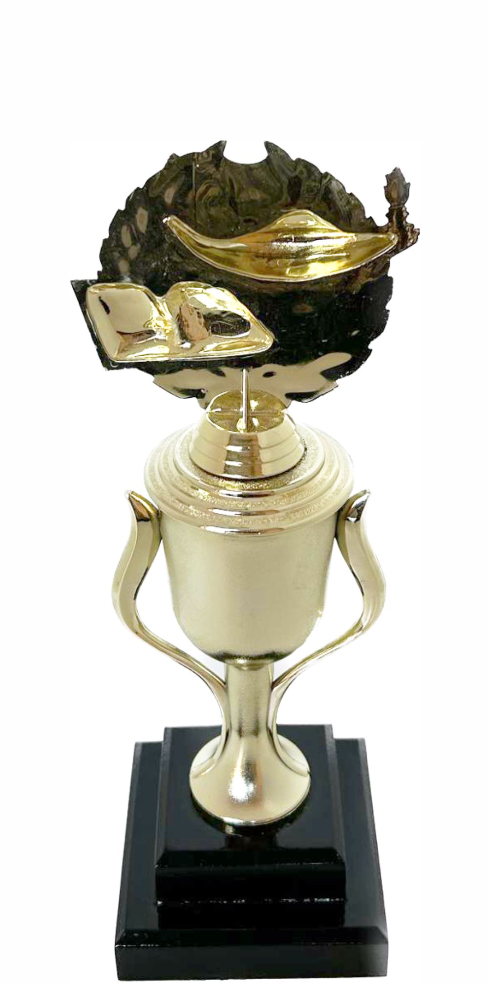 Lamp Of Knowledge Lamp Wreath Trophy 300mm