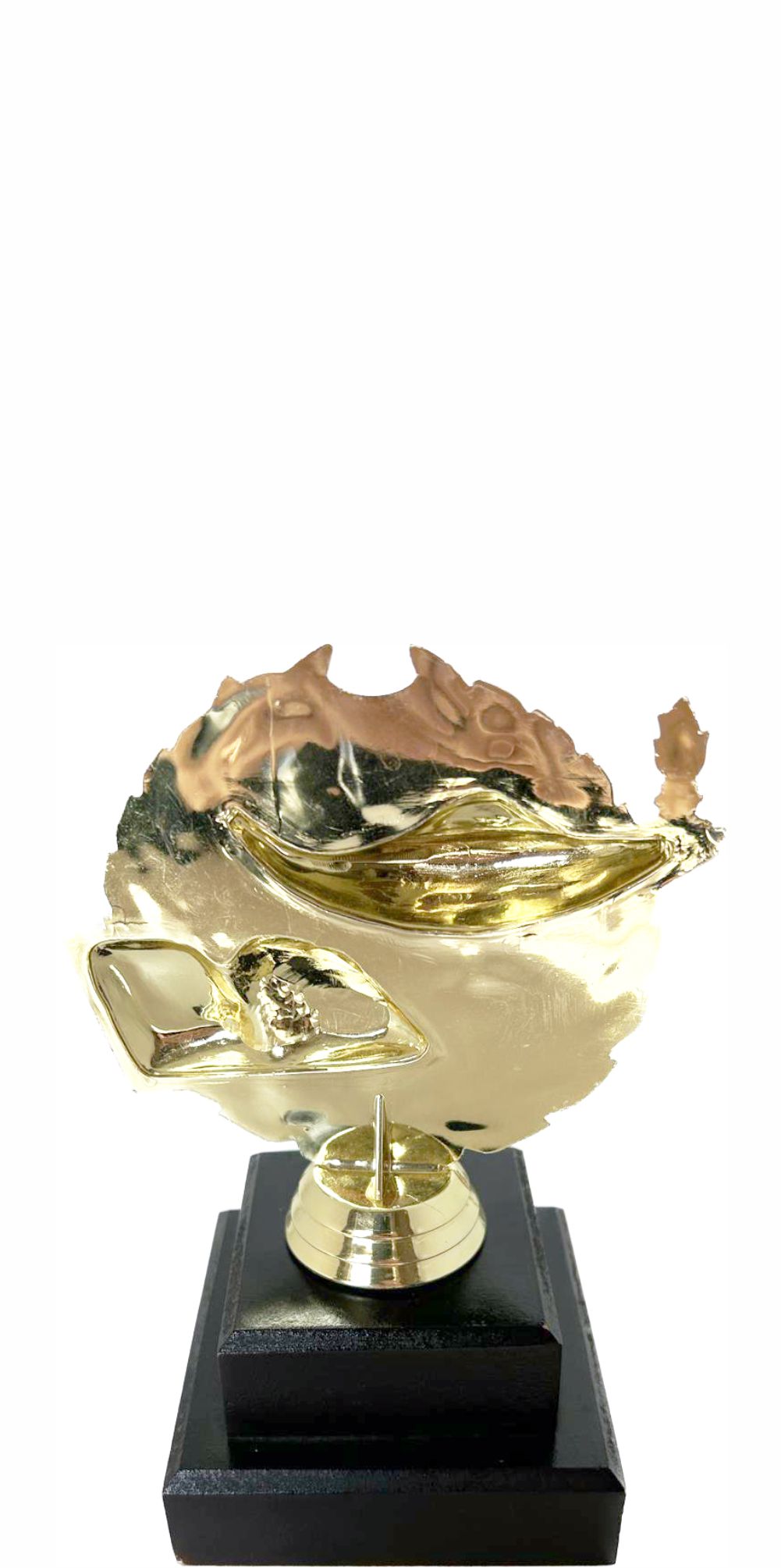 Lamp Of Knowledge Wreath Trophy 140mm