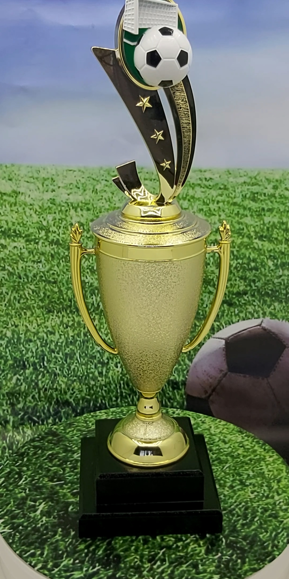 Soccer Sport Scene Trophy 350mm