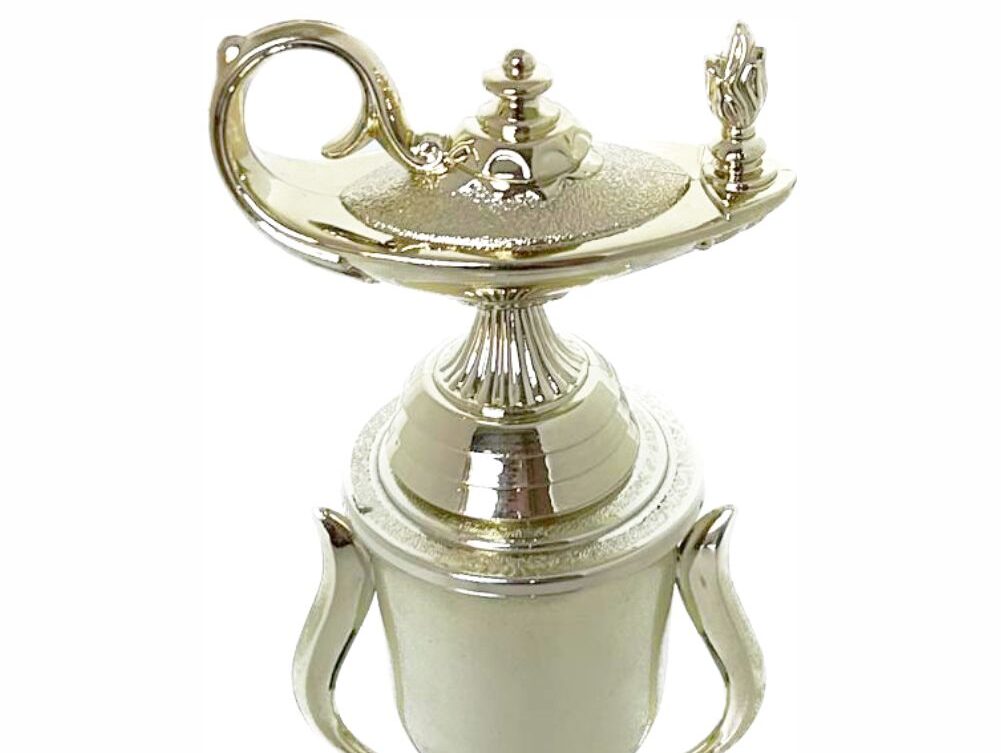 Lamp Of Knowledge Lamp Trophy 215mm