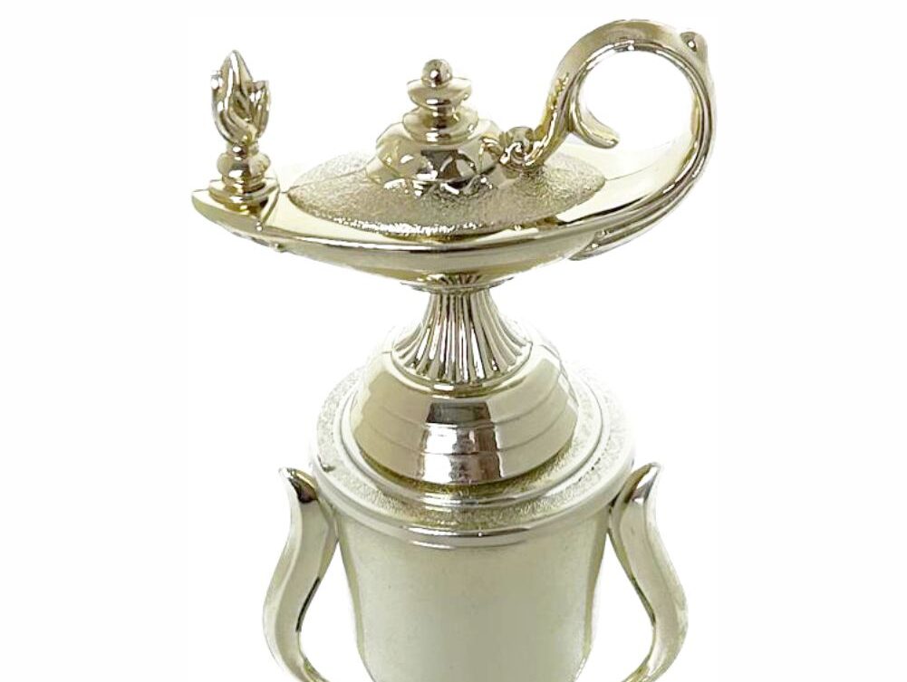 Lamp Of Knowledge Lamp Trophy 215mm