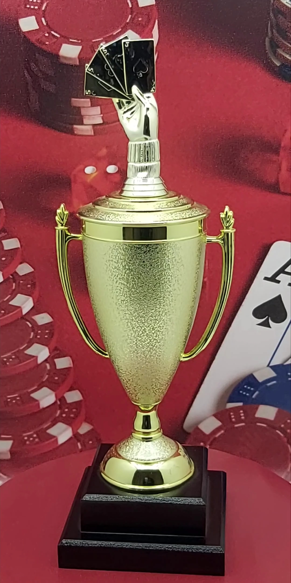 Cards Aces Hand Trophy 395mm