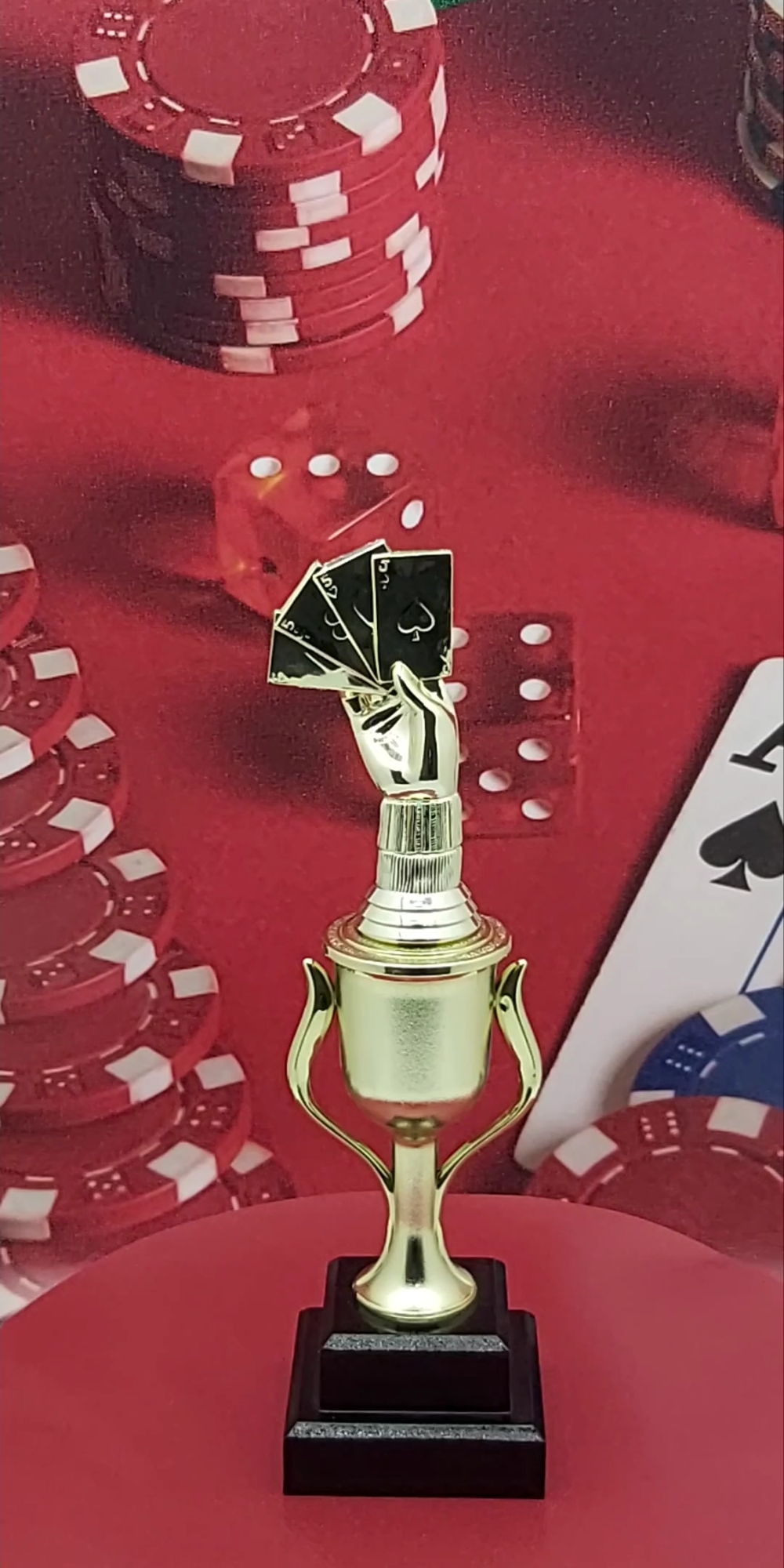 Cards Aces Hand Trophy 275mm
