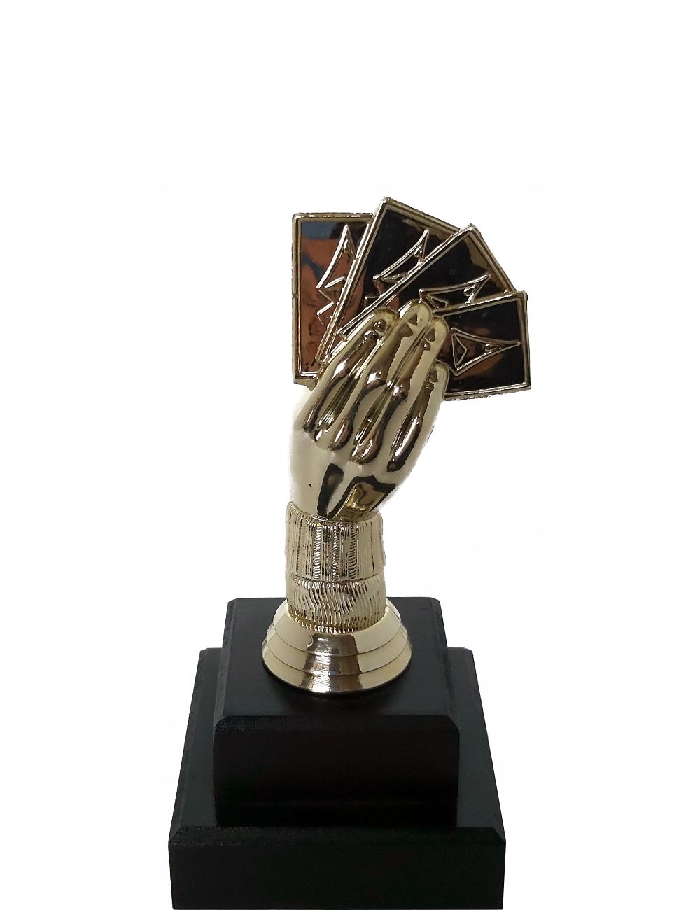 Cards Aces Hand Trophy 165mm