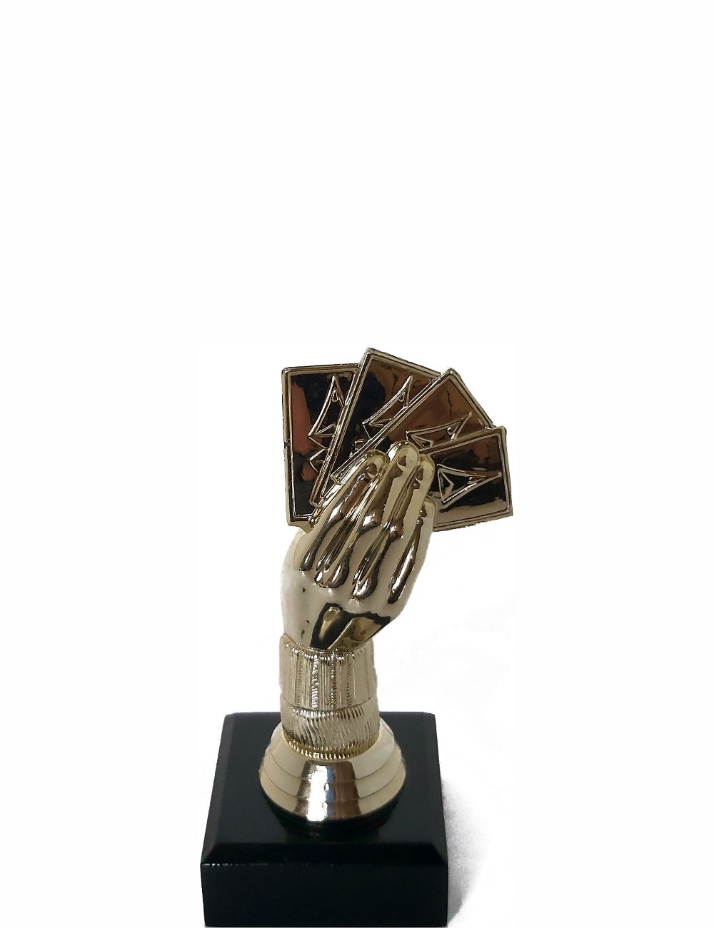 Cards Aces Hand Trophy 140mm