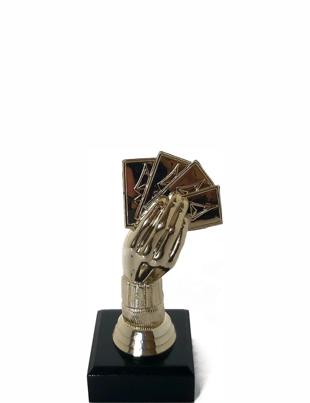 Cards Aces Hand Trophy 140mm
