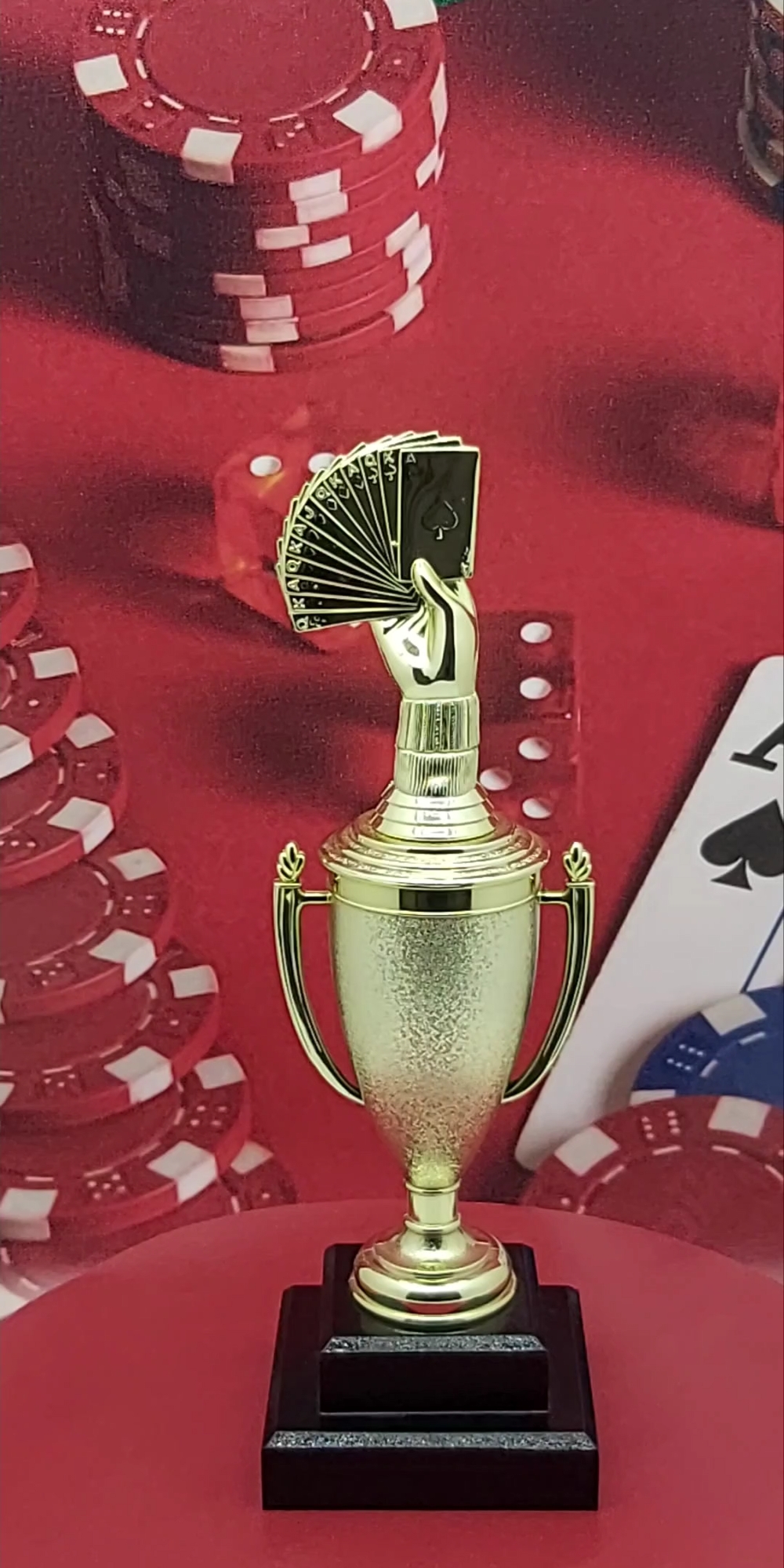 Cards Bridge Hand Trophy 315mm