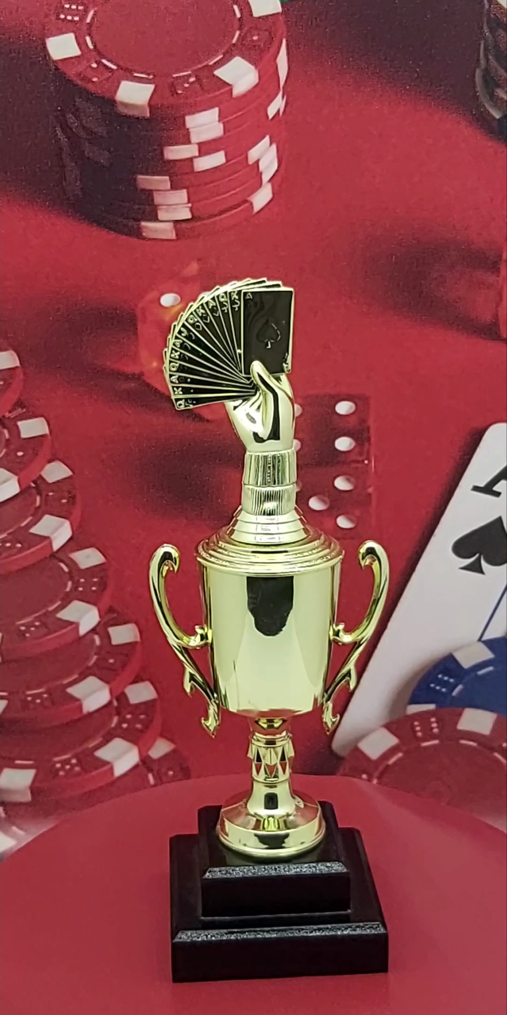 Cards Bridge Hand Trophy 315mm