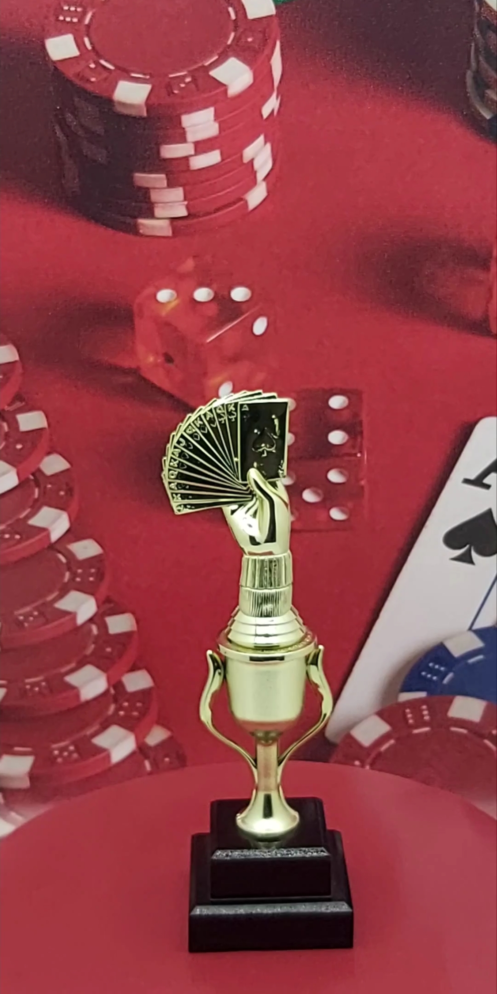 Cards Bridge Hand Trophy 255mm