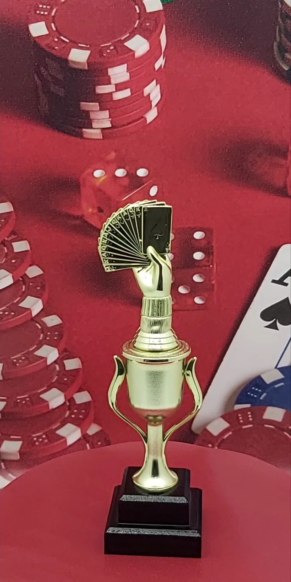Cards Bridge Hand Trophy 275mm