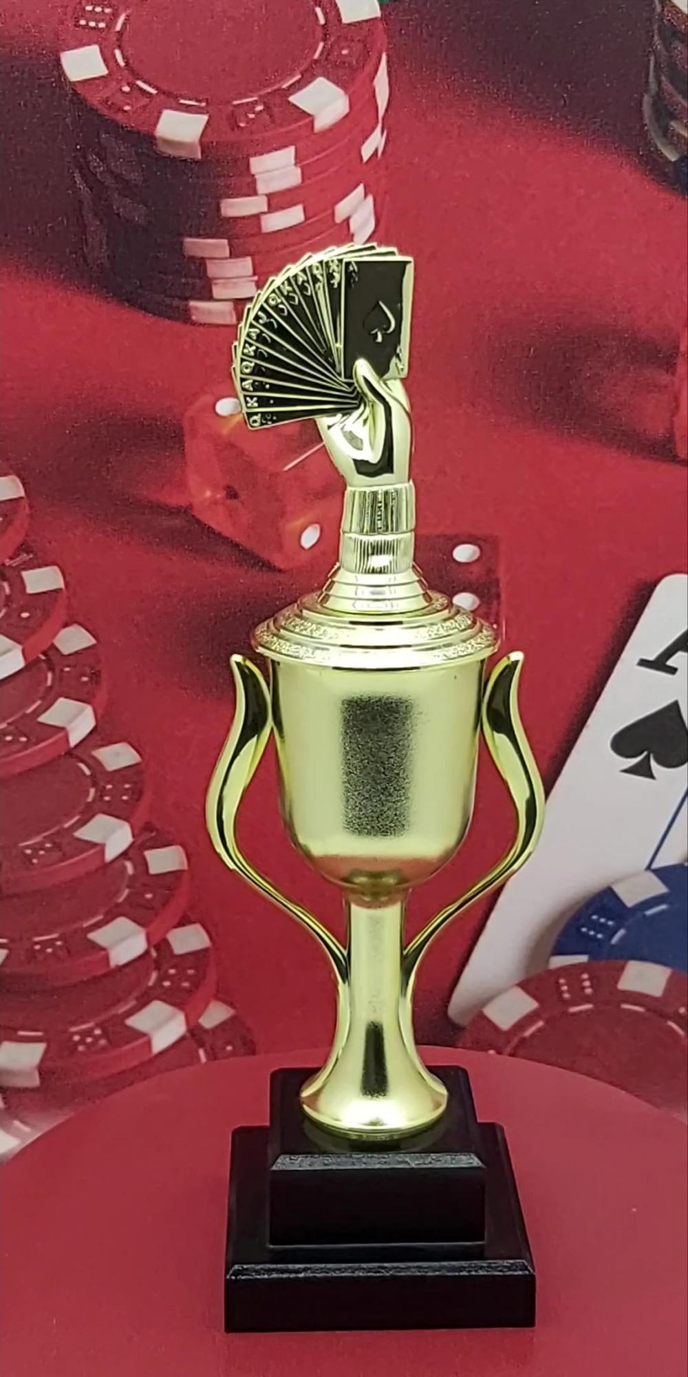 Cards Bridge Hand Trophy 355mm