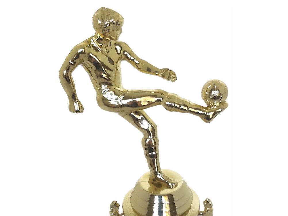 Soccer Kicker Male Trophy 255mm