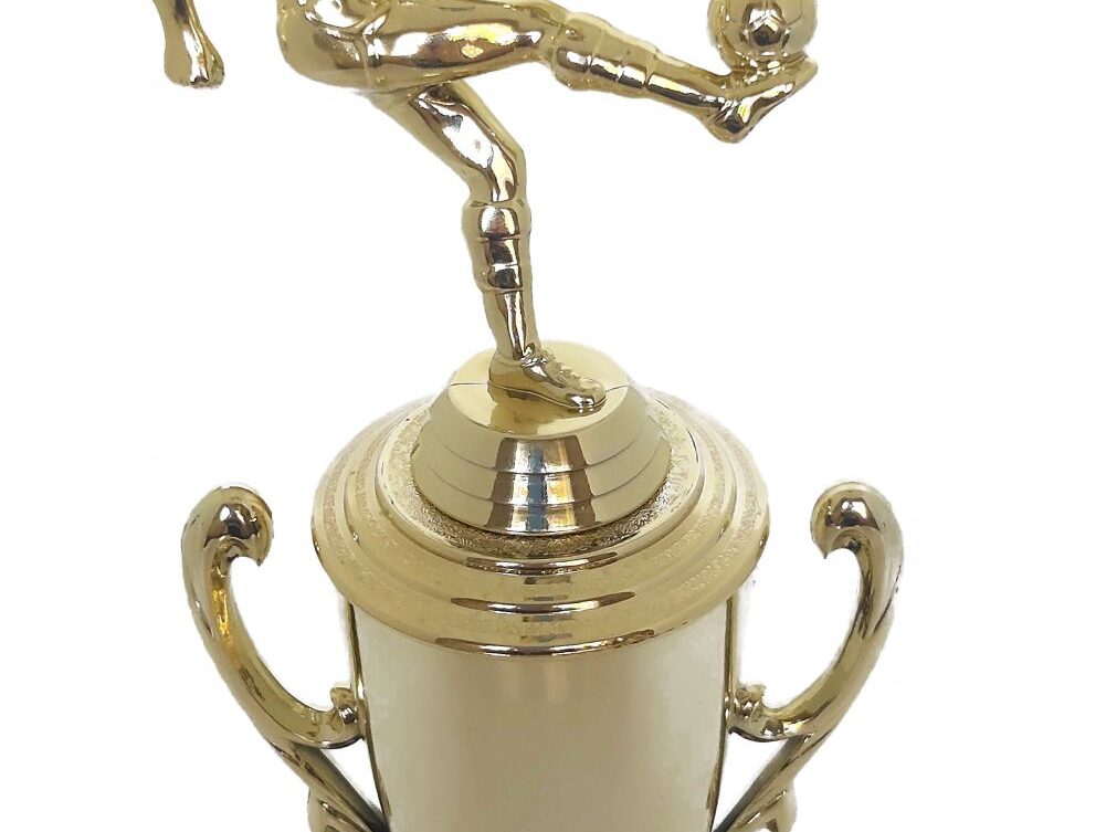 Soccer Kicker Male Trophy 315mm