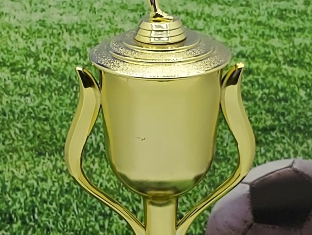 Soccer Kicker Male Trophy 395mm
