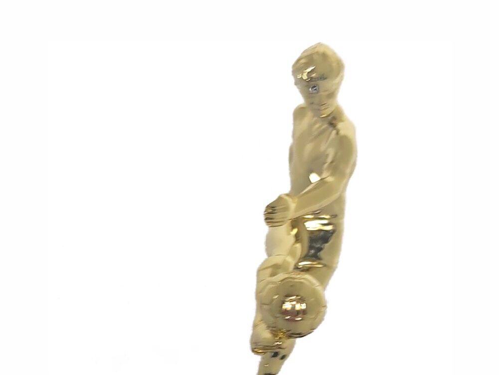 Soccer Kicker Male Trophy 155mm