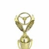 Winged Steering Wheel Trophy 250mm