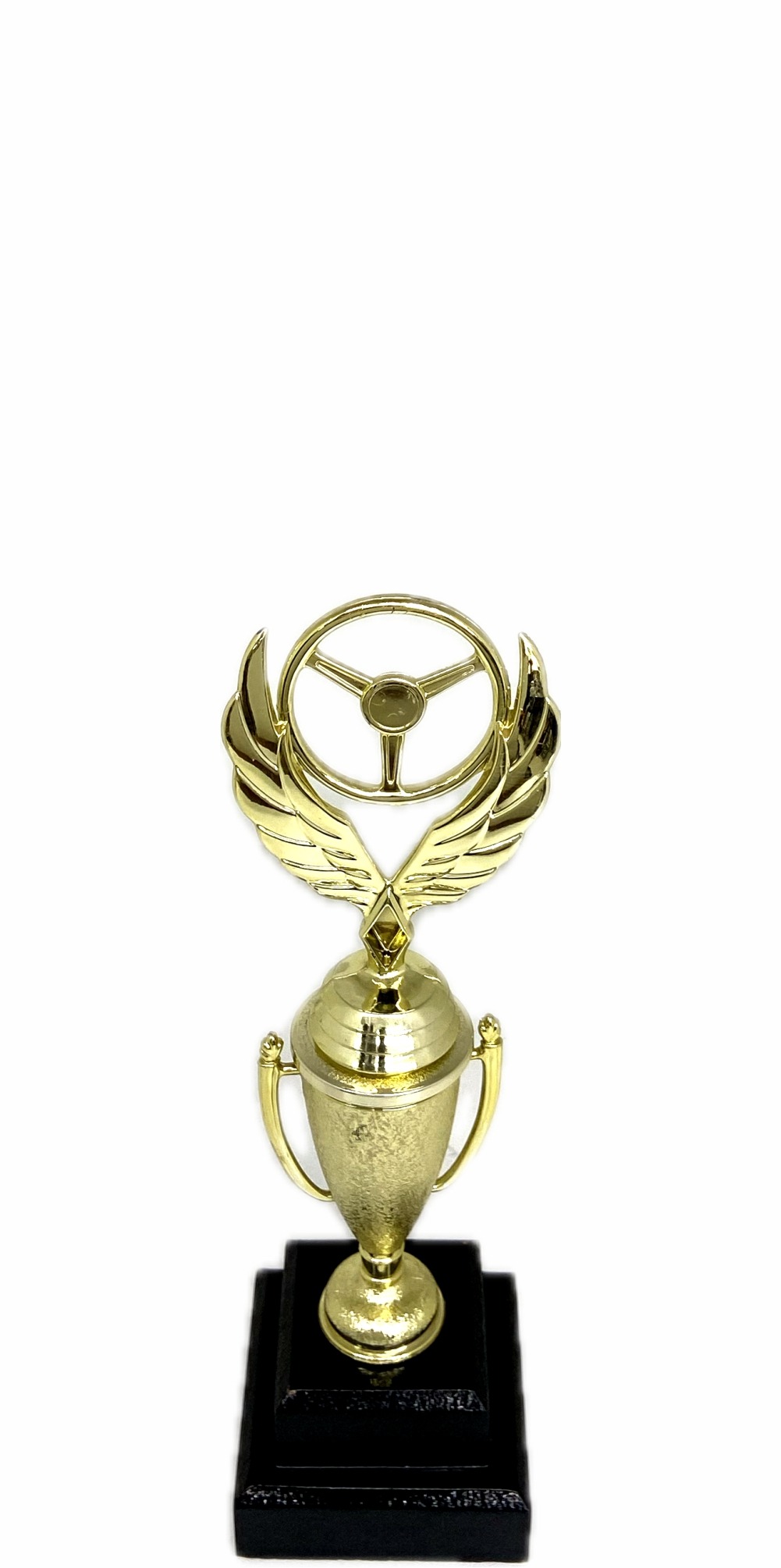 Winged Steering Wheel Trophy 250mm