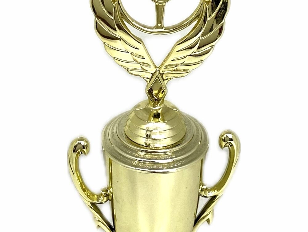 Winged Steering Wheel Trophy 310mm