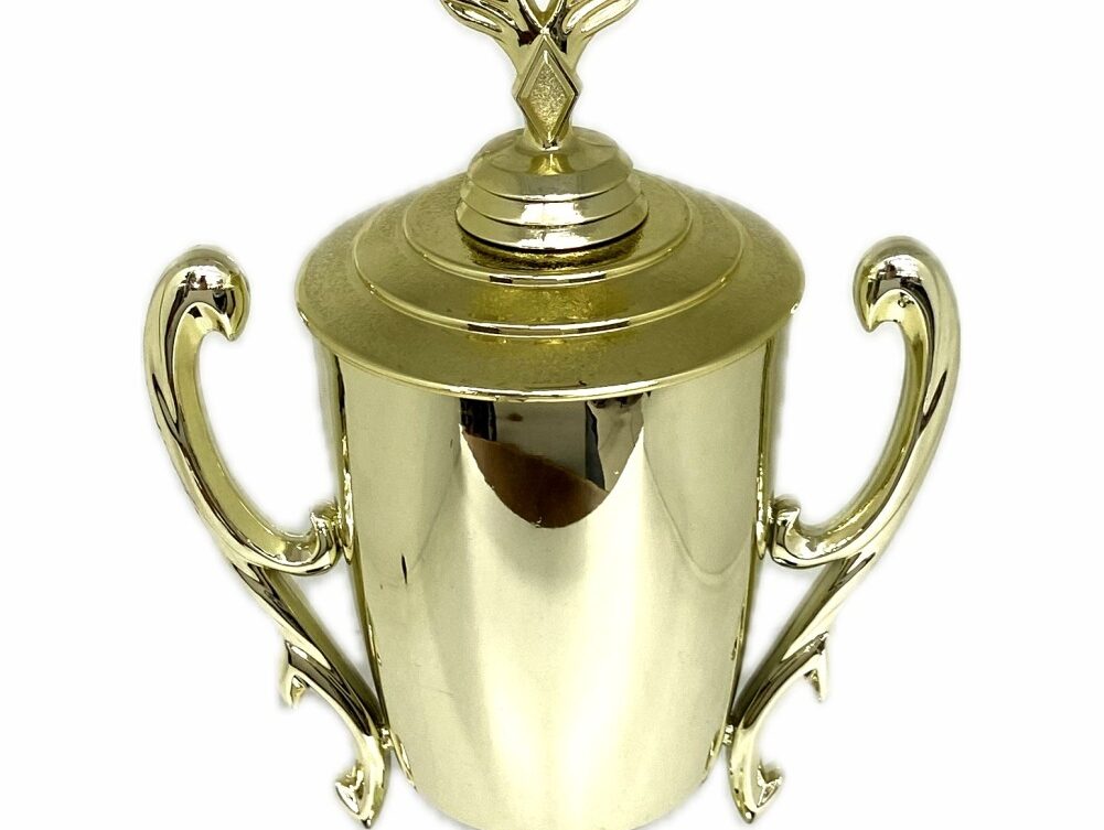 Winged Steering Wheel Trophy 350mm
