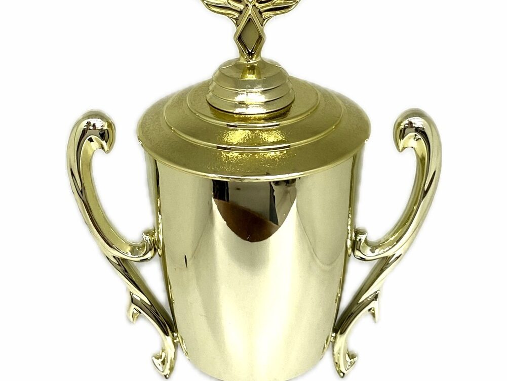 Winged Steering Wheel Trophy 350mm