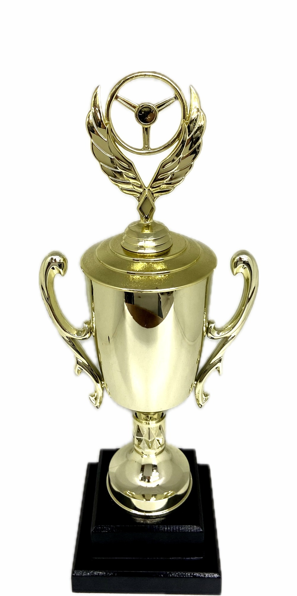 Winged Steering Wheel Trophy 350mm