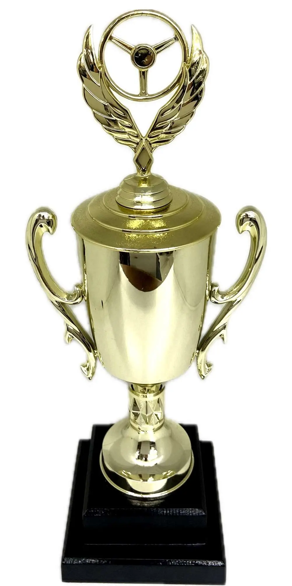 Winged Steering Wheel Trophy 390mm