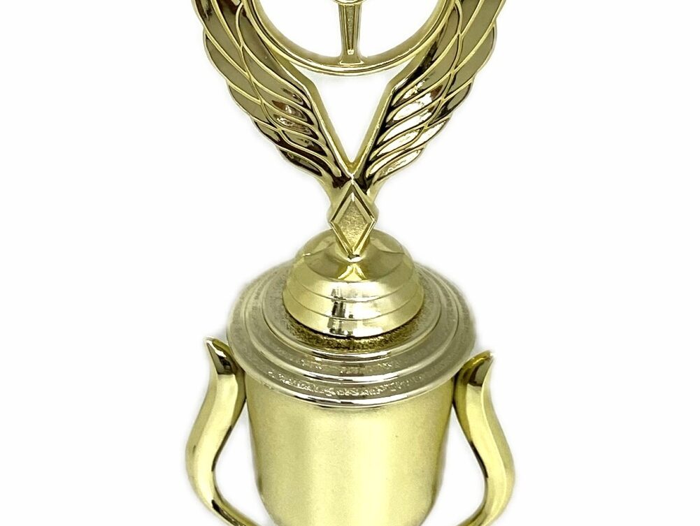 Winged Steering Wheel Trophy 310mm