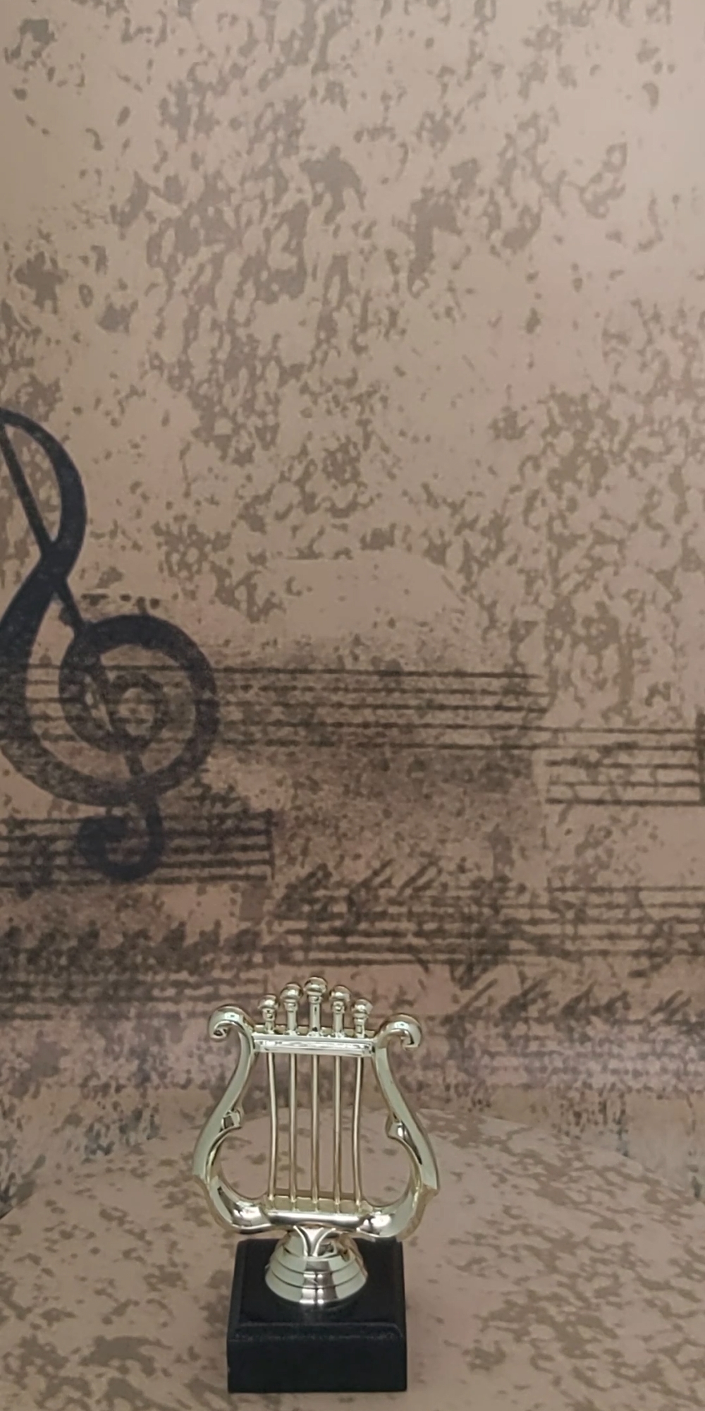 Music Lyre Trophy 125mm